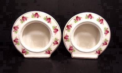 Roses Ceramic Deco Items - Set of 2