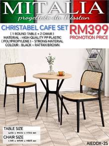Garden Set Modern Design Berkualiti | Cafe Set