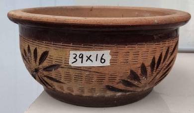 Clay flower pot 39x16cm (Used)