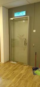 PINTU KACA JERNIH l clear glass door