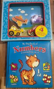 educational puzzles, book & playset