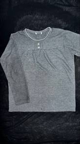 Classic Blue Striped Office Shirt[Bundle]