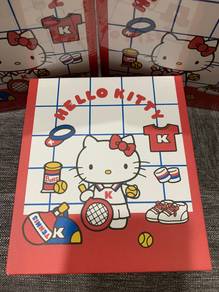 Sanrio Hello Kitty Tennis 24K Gold Foil in Frame.