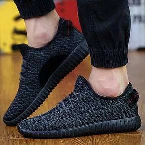 S0251 Retro Black Sneakers Sports Kasut Cool Shoes