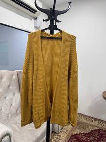 Mustard Yellow Knit Cardigan
