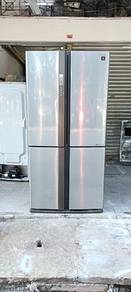 4door fridge refrigerator sharp peti sejuk