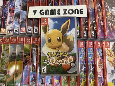 Nintendo Switch Pokemon Lets Go Eevee Game Card NS