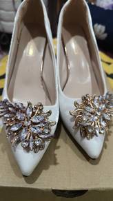 kasut nikah off white 