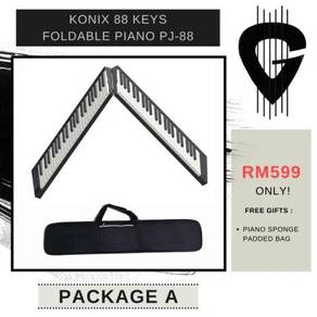 88 keys foldable piano | konix pj-88
