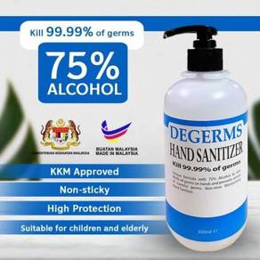 PPE Degerms Hand Sanitizer (500ml) - KKM Approved