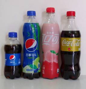 Botol Pepsi Coca-Cola China PET Bottles