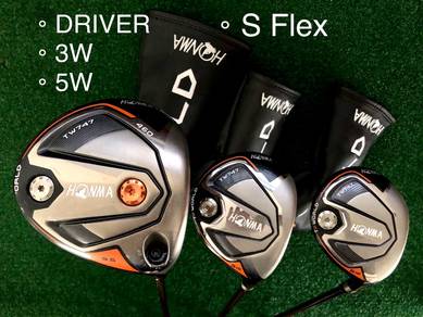 HONMA TW747 DRiVER /  3 & 5 WOOD + HC -  IGT GOLF