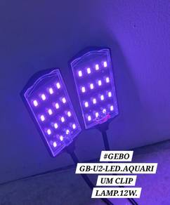 Gebo GB-U2-LED Clip Lamp Aquarium Fish Lampu Ikan