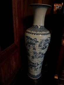 Porcelain Floor Vase – Hundred Boys Motif, Jingdez
