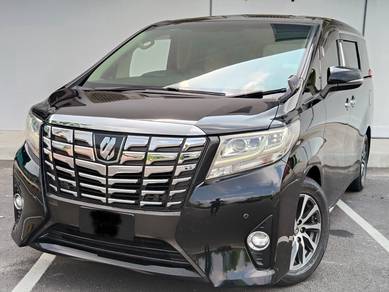2016 Toyota Alphard S A PACKAGE TYPE BLACK
