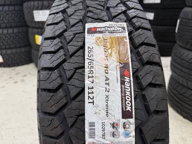 Tayar Baru 265 65 17 Hankook dynapro AT2 new tyre