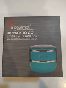 La Gourmet 2 tier 1.4L lunch box