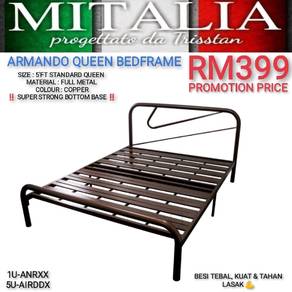 Katil Besi Queen Besi Tebal dan Berkualiti | Bed