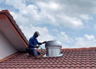 Cuaca Panas? Pasanglah Wind Turbine Ventilator