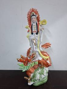 Guanyin Ceramic Figurine, 20.5 inches tall | Dign