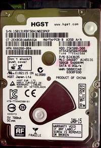 2.5” Branded SATA Internal 500GB HDDs