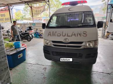 Refurbish  Ambulance  lama  & Ambulance  Terpakai