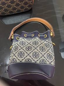 Brand New Tory Burch T Monogram Bucket Bag