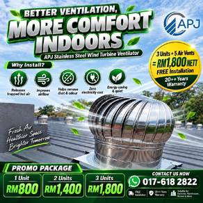 Turbine Ventilator Penanti Perai Permatang Kuching
