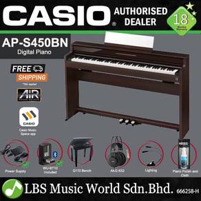 Casio AP-S450 Celviano Digital Upright Piano - BW