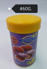 Aquadine Betta 60gram Fish Food Makanan Ikan Feed