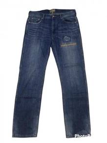 Patchwork design jeans