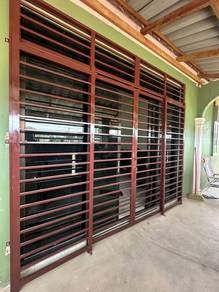 Grill besi, awning, pagar rumah design comey