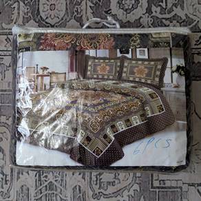 6 Pieces Luxury Paisley Print Bedding Set