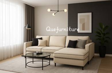 sofa L shape easy clean pocket spring 