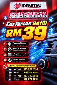 Car Aircon Refill Gas Puchong Prima