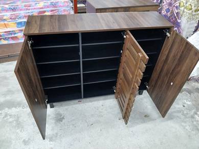 rak kasut 3 pintu 