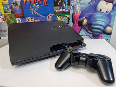 PS 3 Slim Playstation 3 Slim play HDD ada 47 games