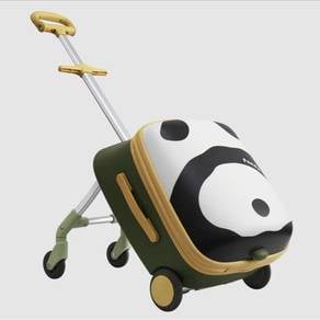 Berry Smith Panda Kids Rolling Luggage with Handle