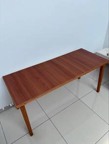 Solid wood study / working table