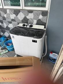 mesin basuh semi auto