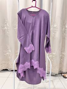 Baju kurung Moden XL Purple