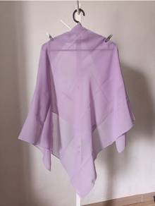 Lavender Square Scarf