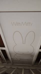 wooden baby cot with mattress & cot bumper