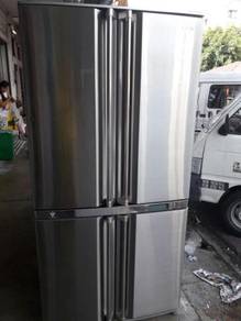 Refrigerator Fridge Side by Side Sharp Peti Sejuk
