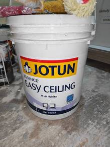 Ceilling white color paint, newly open, Gelugor