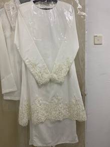Baju Kurung Nikah Off White