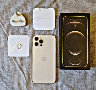 Apple Iphone 12 Pro Max Gold Like New 5G Fullset