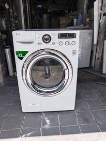 LG front load hot washer washing machine 13kg