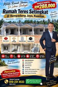 1-storey Terraced House For Sale in Kuantan,PHG