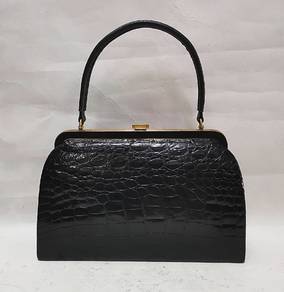 RARE Genuine Crocodile Leather Vintage 50s Purse